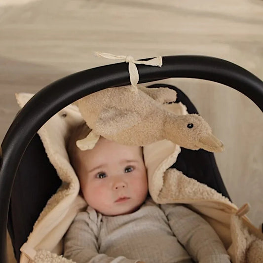 Petite peluche oie à bruit blanc portable