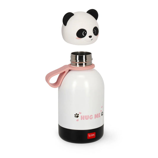 Gourde isotherme Panda 310ml avec poignée amovible