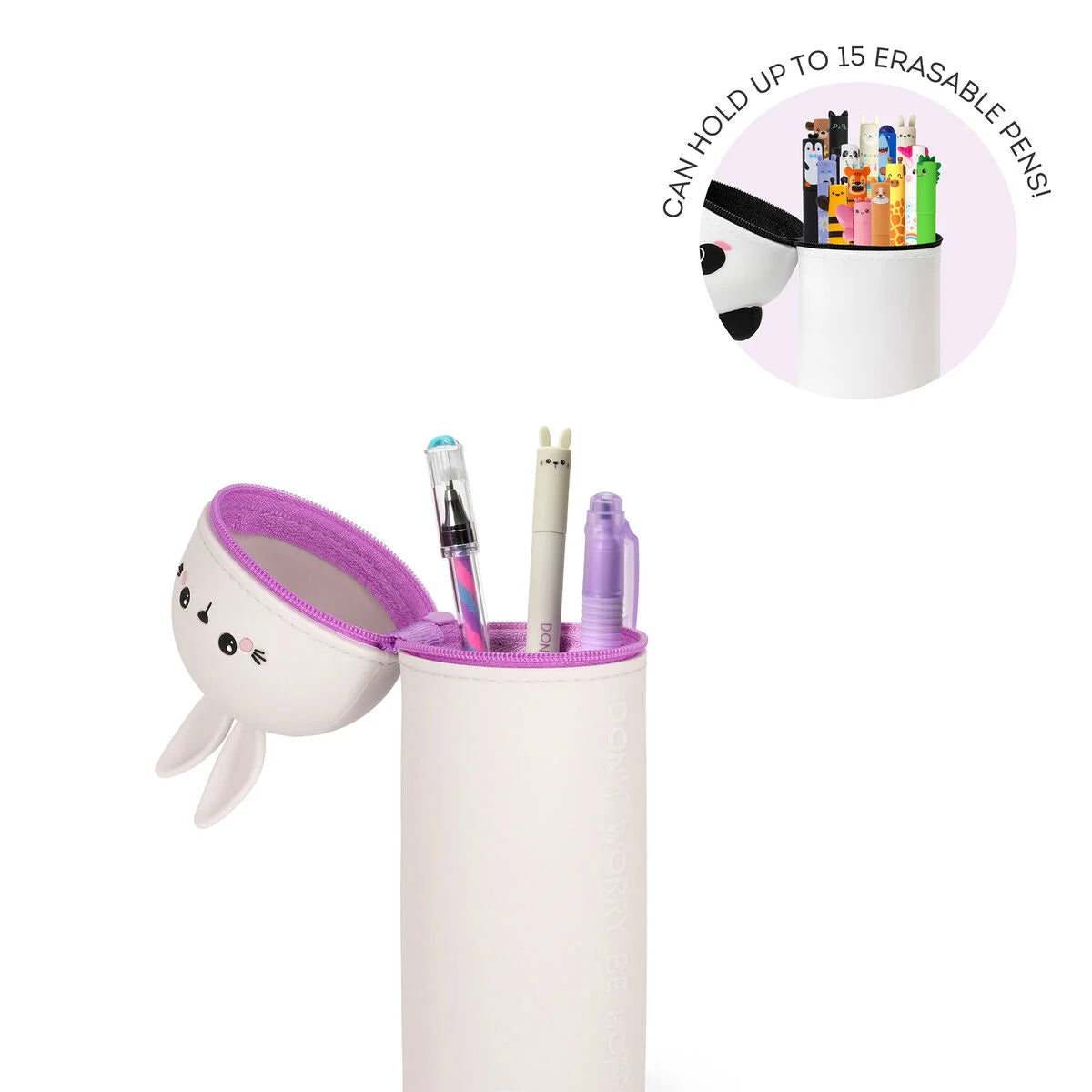 Trousse en silicone 2 en 1 Kawai Bunny