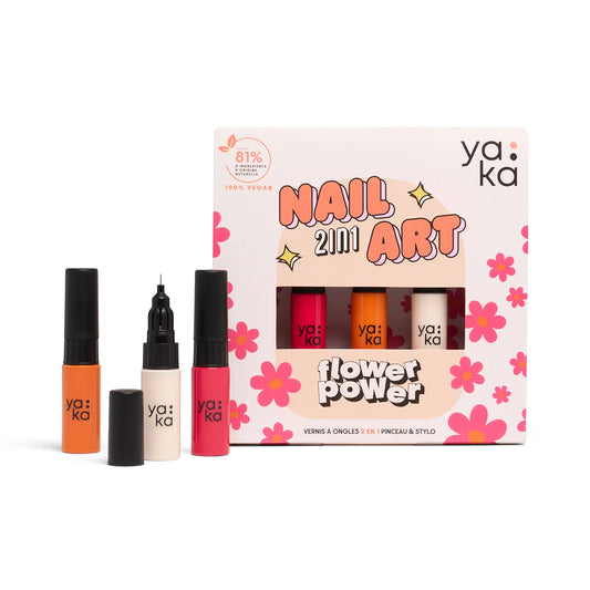 Coffret vernis à ongles 2en1 Flower power