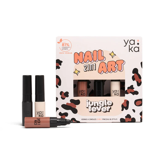 Coffret vernis à ongles 2en1 Jungle fever