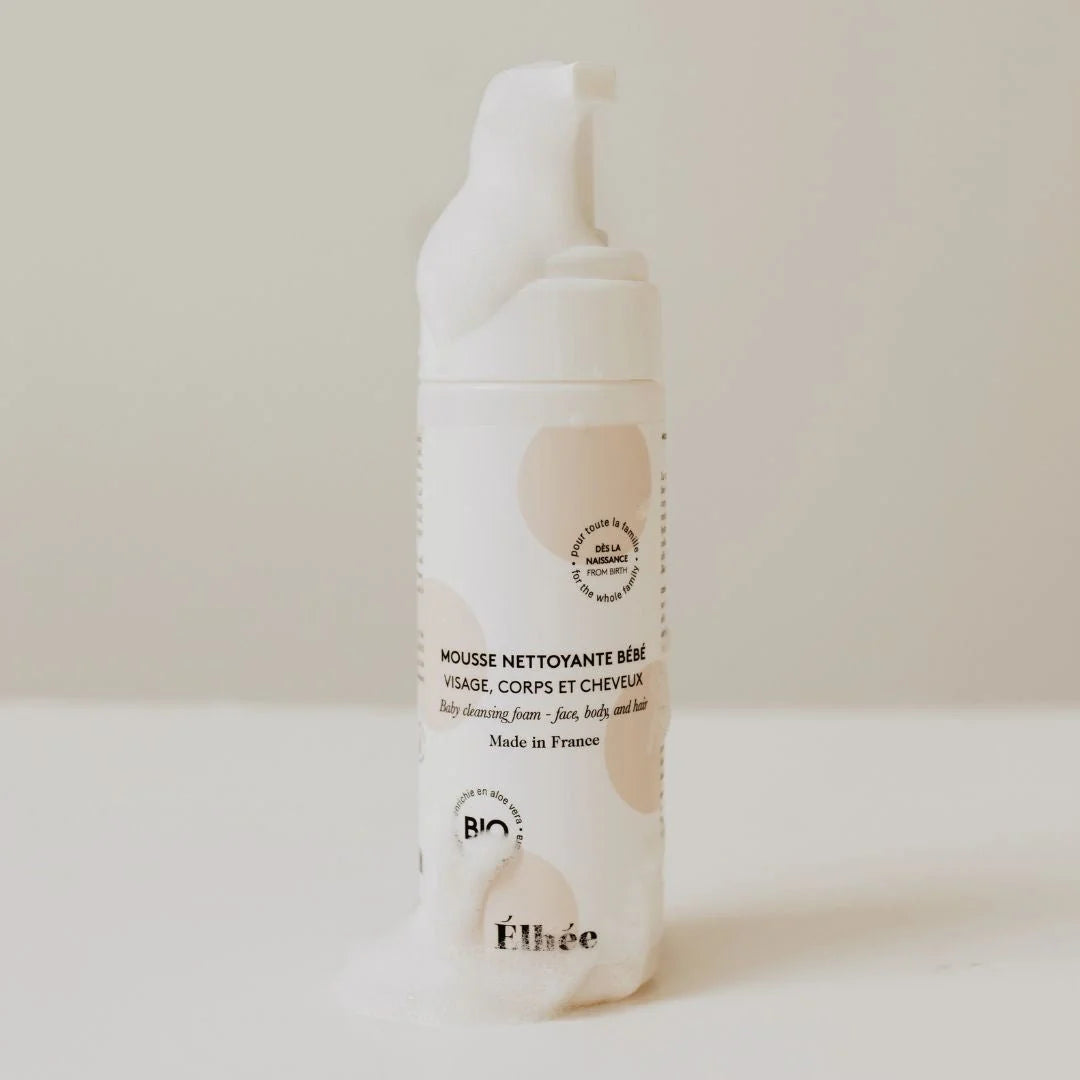 Mousse nettoyante bébé Bio 3-en-1