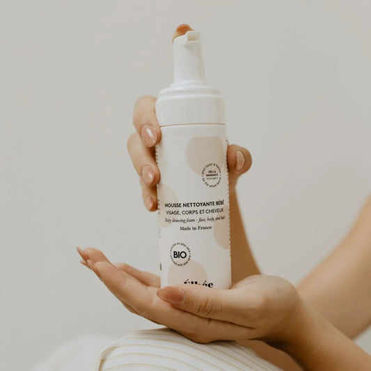 Mousse nettoyante bébé Bio 3-en-1