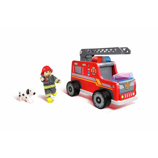 Camion de Pompiers avec 2 figurines