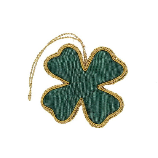 Suspension de Noël Trèfle à 4 feuilles