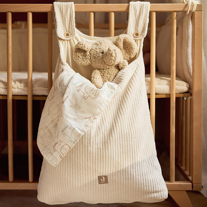 Sac de rangement en velours côtelé