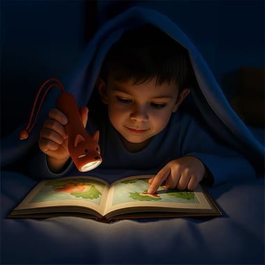 Lampe de poche en silicone Renard