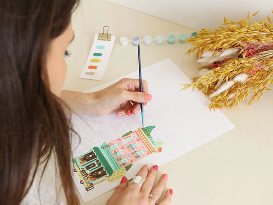 Coffret Petit Pinceau peinture écologique à l’eau au N°