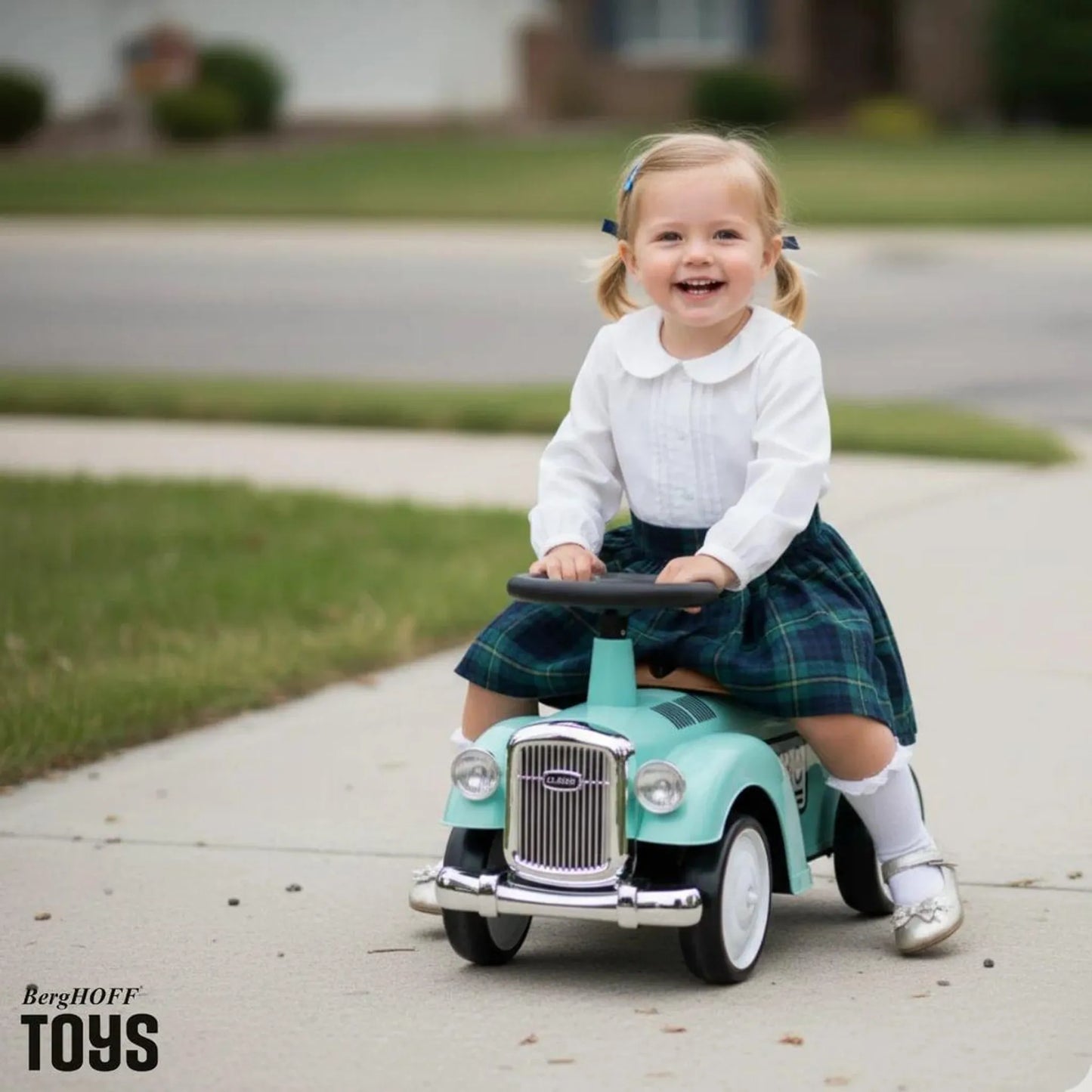 Voiture Trotteur rétro sonore