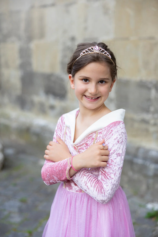 Déguisement robe de Princesse velours Belle au bois dormant