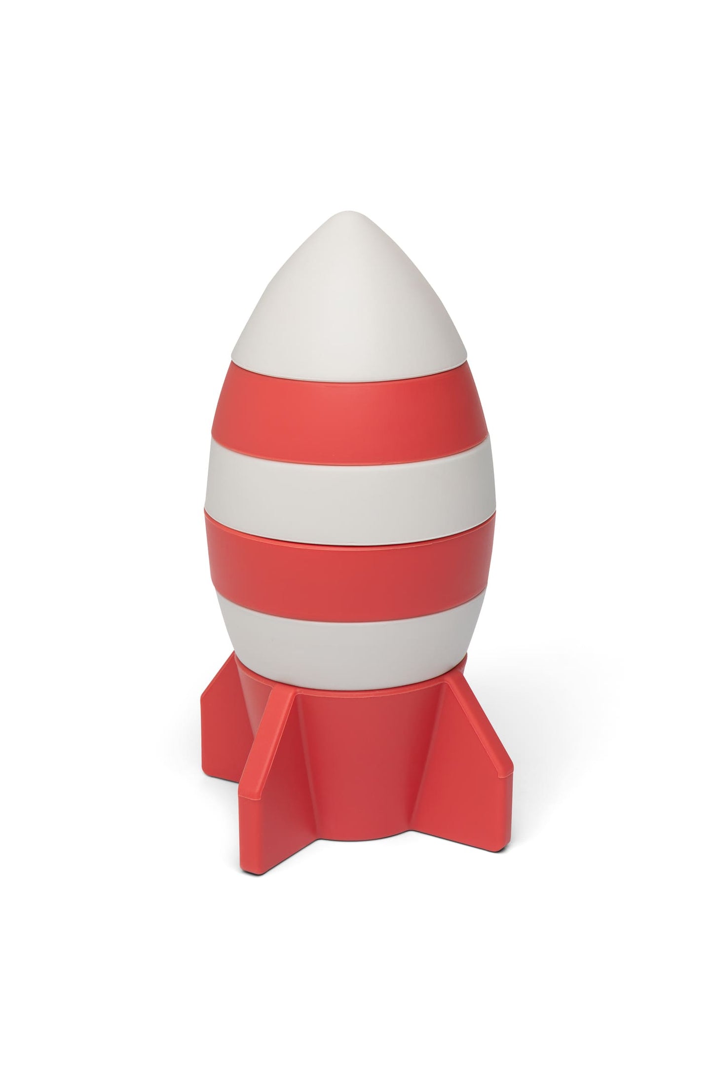 Vaisseau spatial rouge et blanc