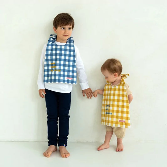 Serviette bavoir Une faim de loup