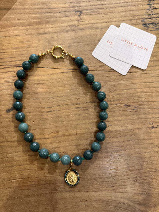 Collier Leonce Vert Forest