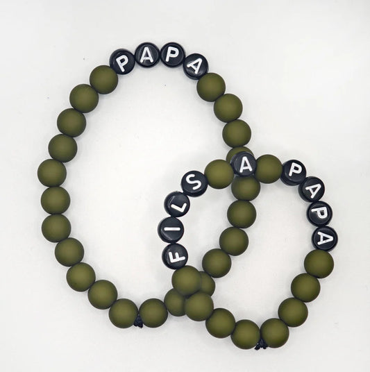 Bracelet Gaga à message pour homme