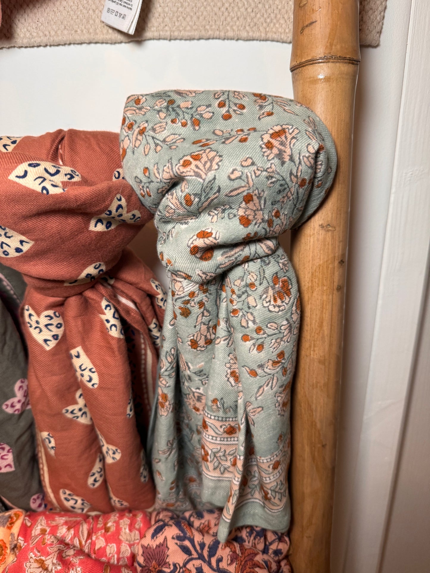 Grand foulard Indien 1m x 1m