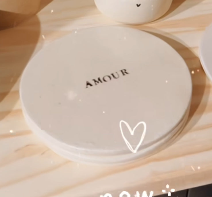 Sous tasse en céramique à l'unité