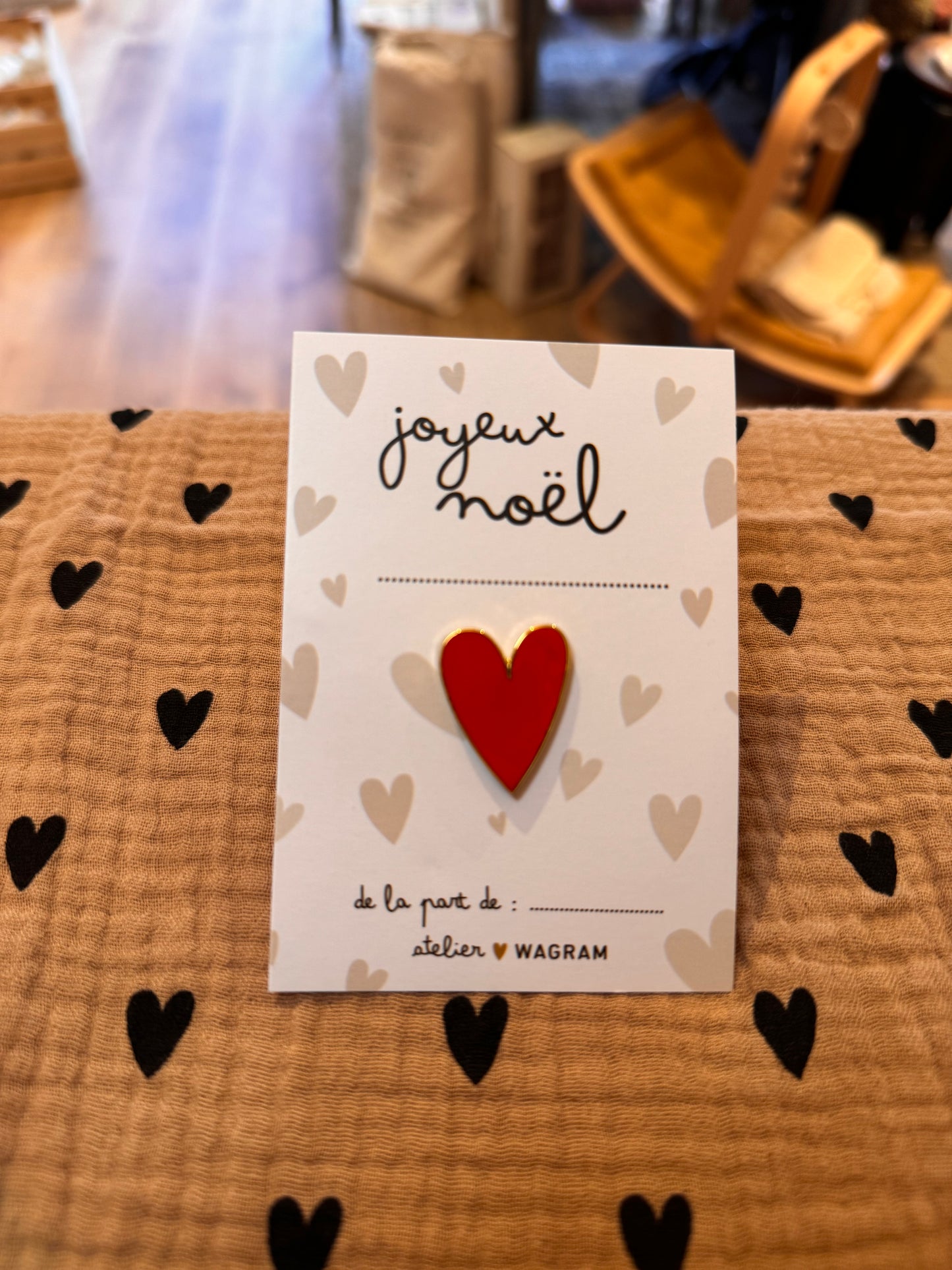 Pins coeur Joyeux Noel