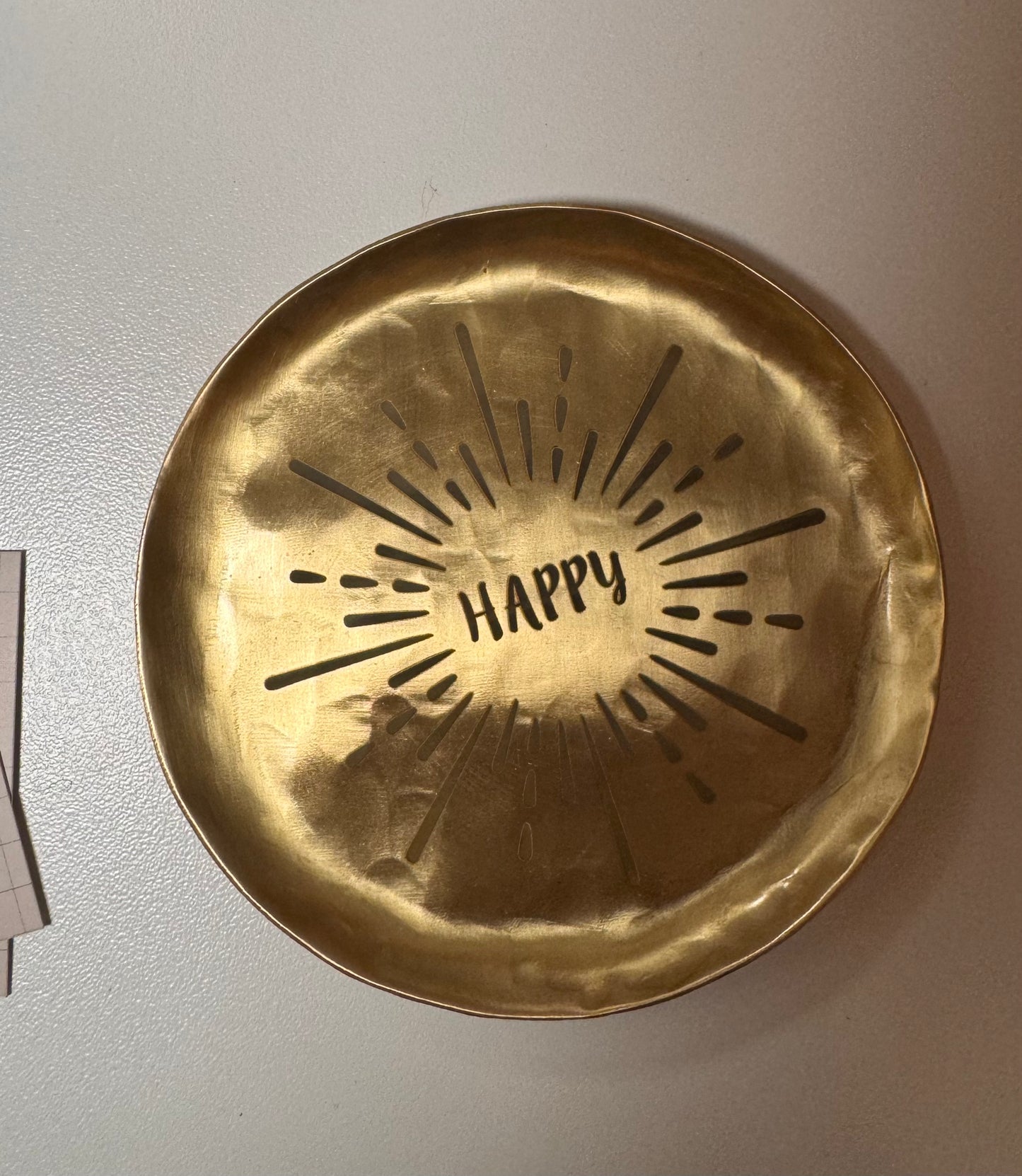 Coupelle HAPPY doré