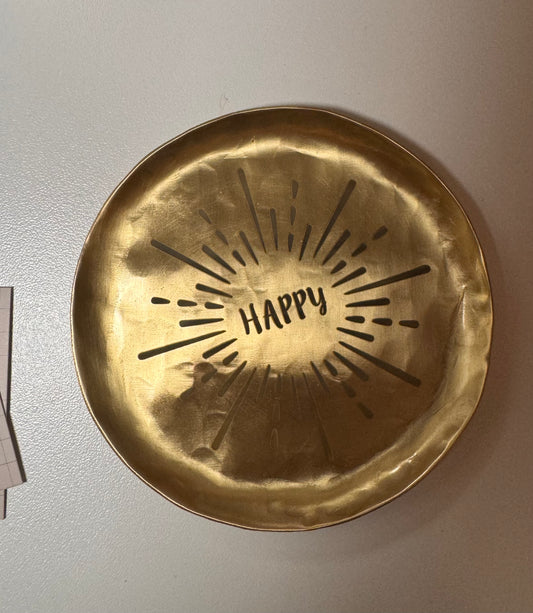 Coupelle HAPPY doré