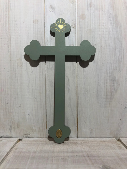 Croix en bois 16 cm