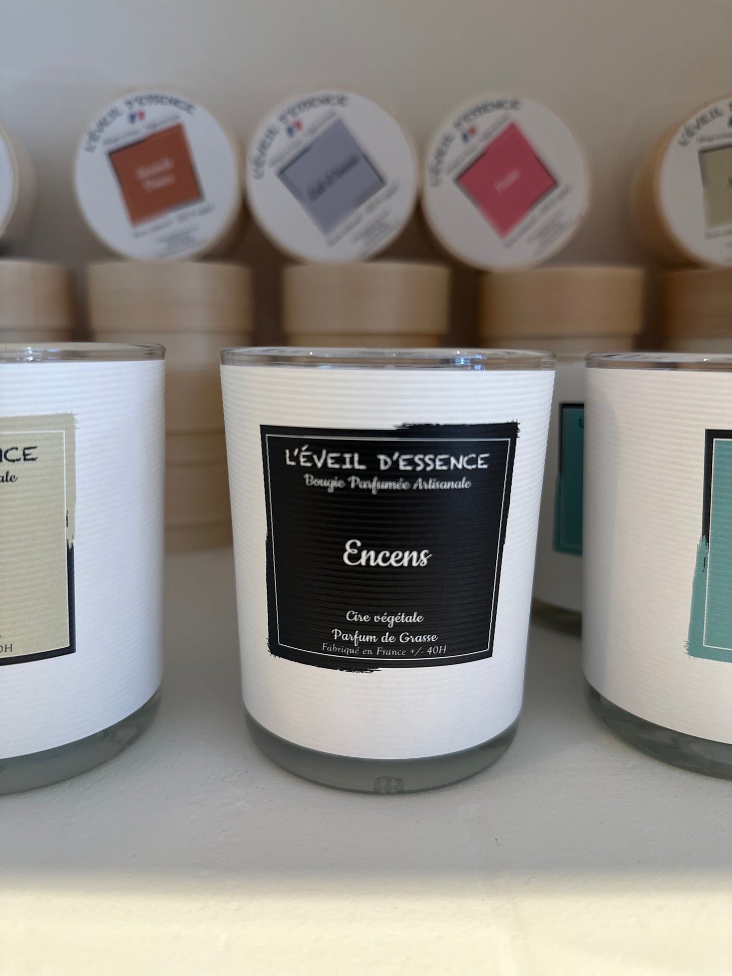 Bougies à la cire végétale
