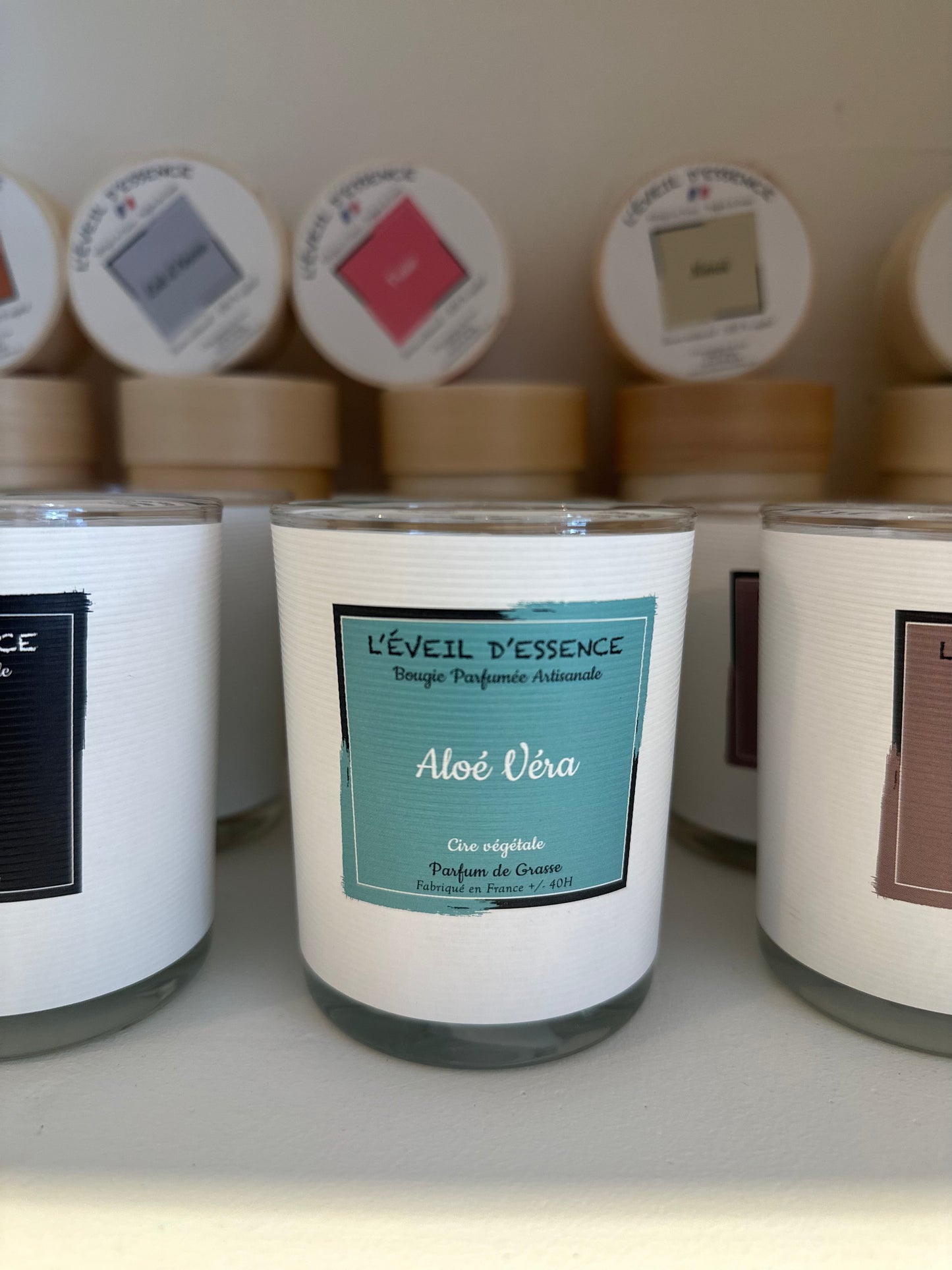 Bougies à la cire végétale