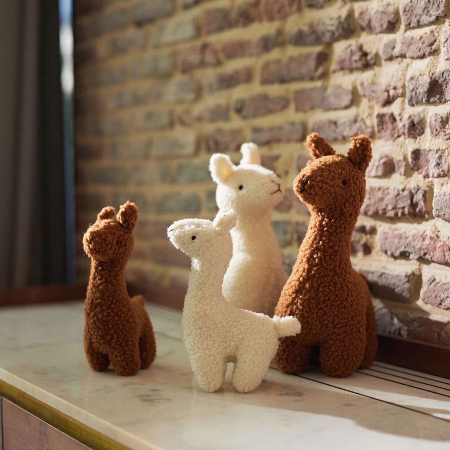 Peluche Lama caramel