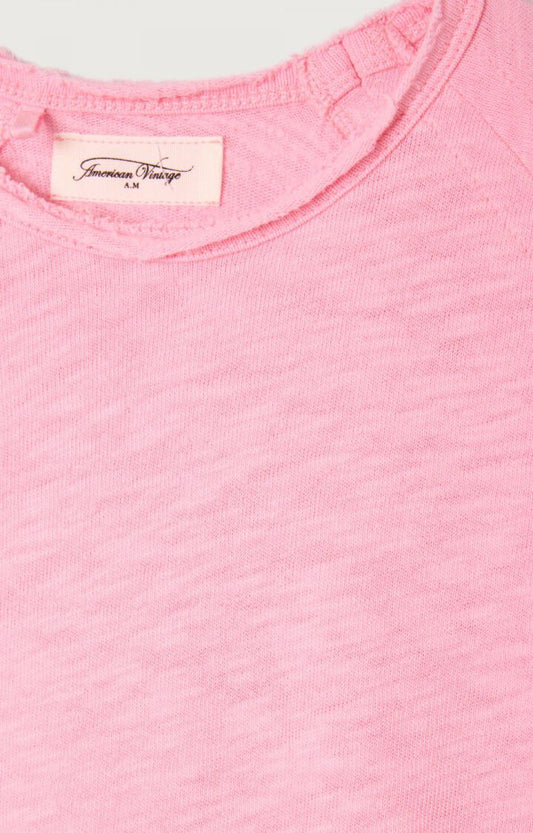 American Vintage : T-shirt Sonoma Barbe à papa manche longue