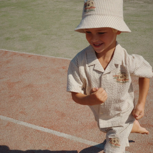 Shorts Elliot - Stripe Blue