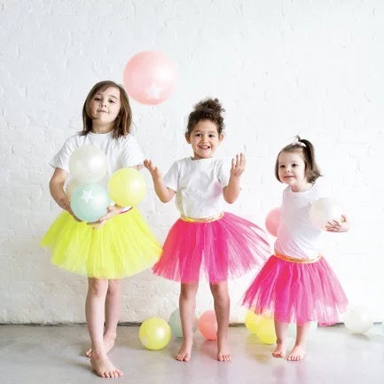 Tutu jupe en tulle rose fluo 1-3 ans