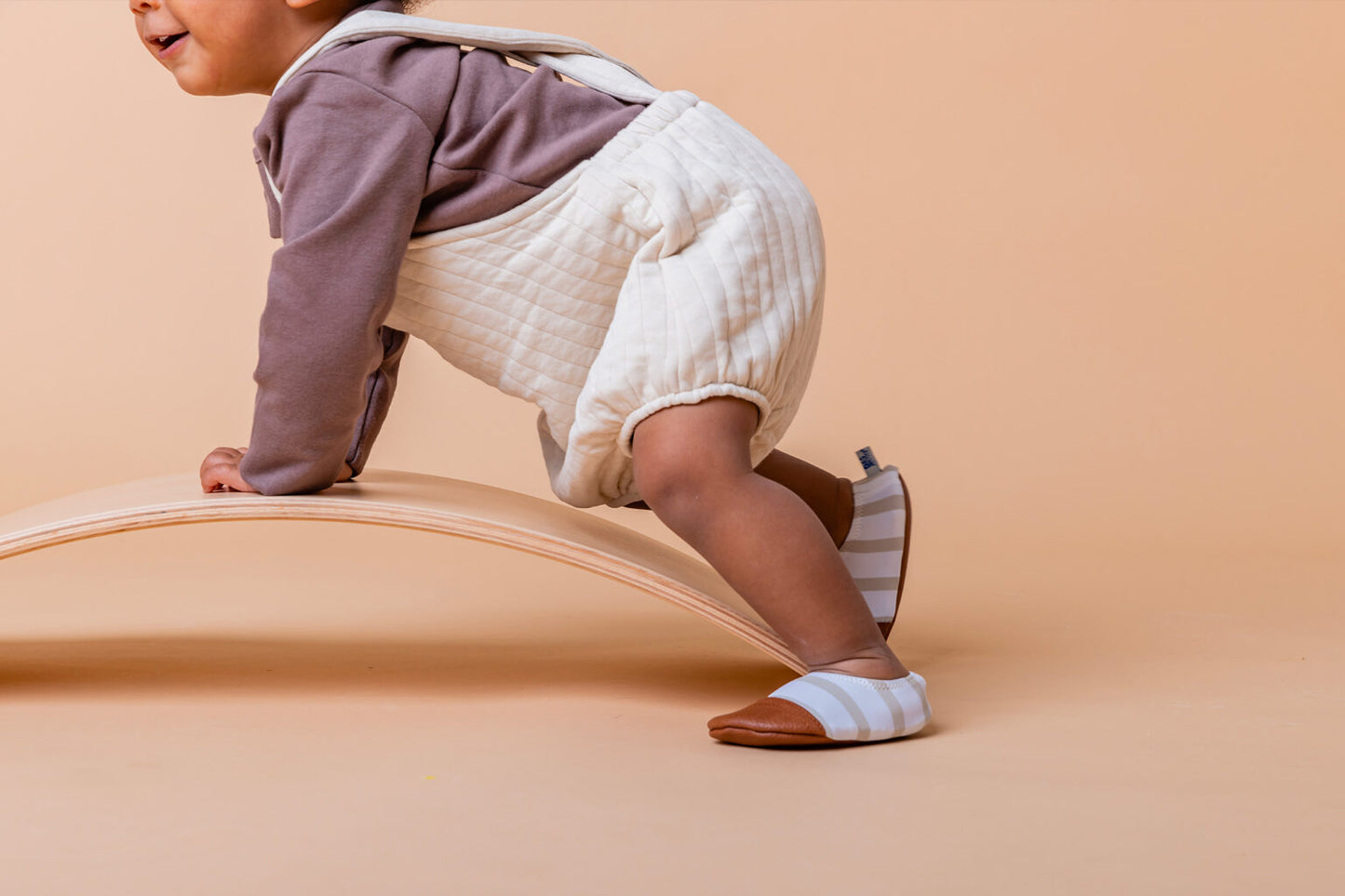 Les Pas Petits : Chaussons Rayures Marins
