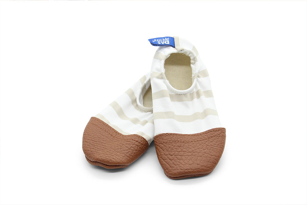 Les Pas Petits : Chaussons Rayures Marins