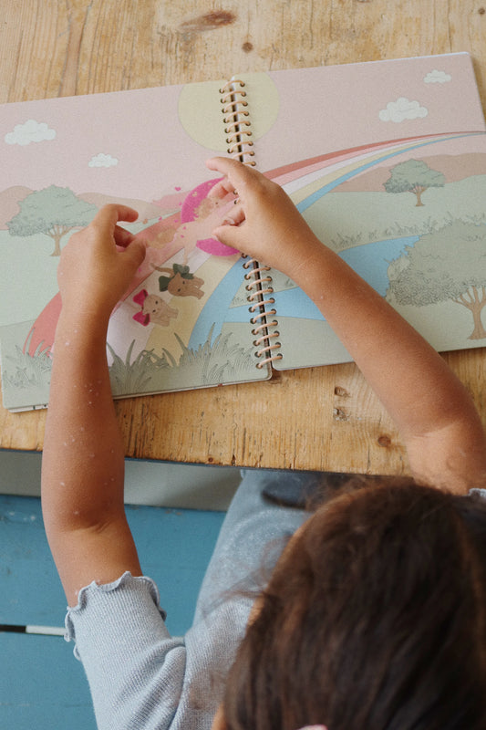 mon carnet d'autocollants - blush