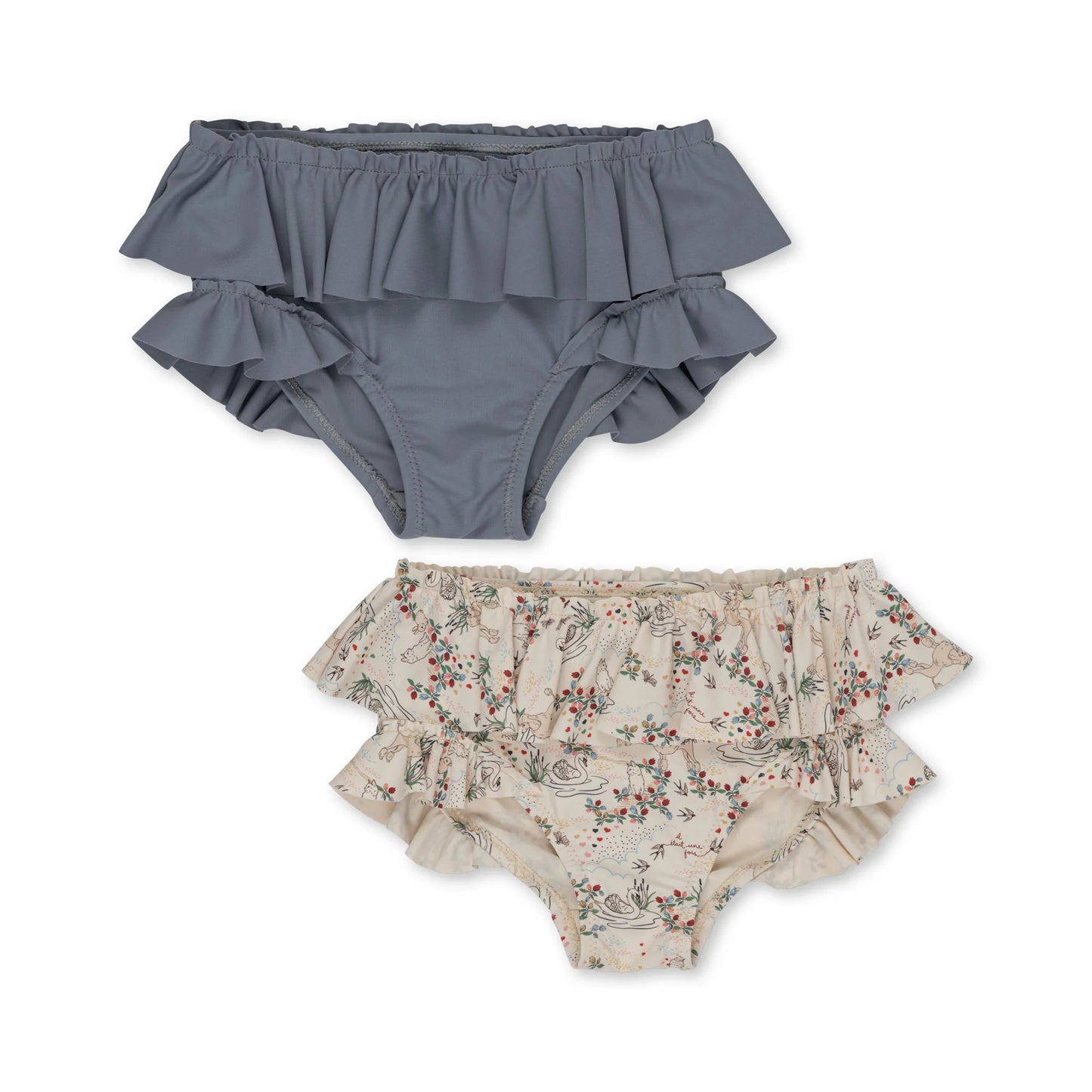 Bas de bikinis à volants manuca - mizumi 4 ans