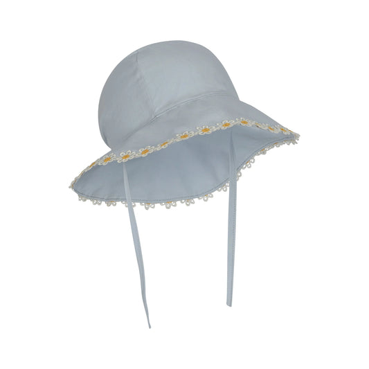 Chapeau daisy bleu ciel