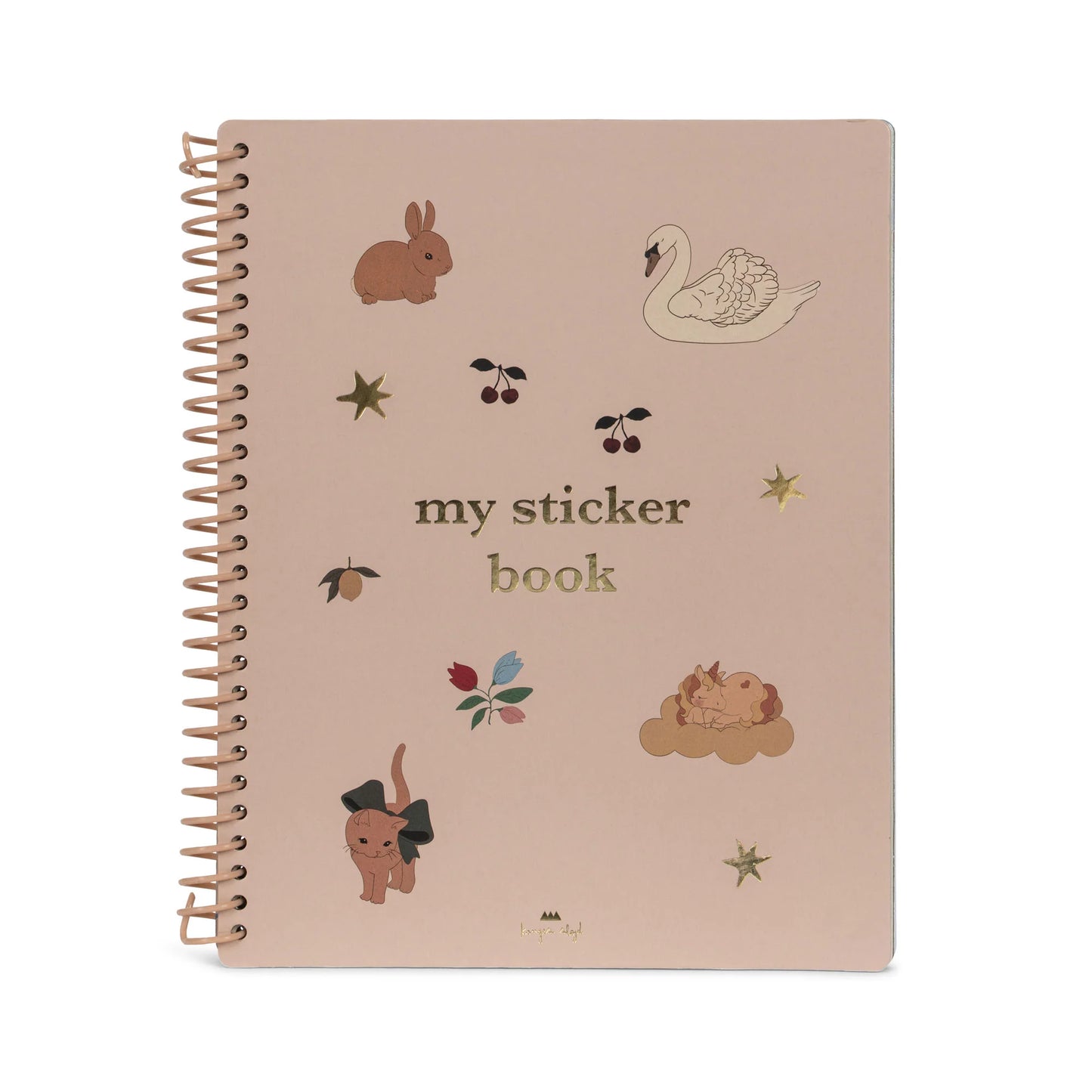 mon carnet d'autocollants - blush