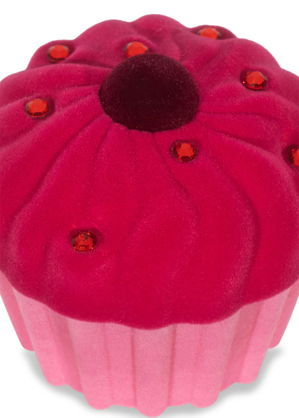 Petite écrin rose avec bague cerise Konges Slojd