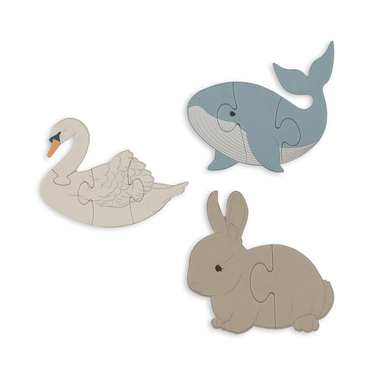 puzzle 3 étapes en carton