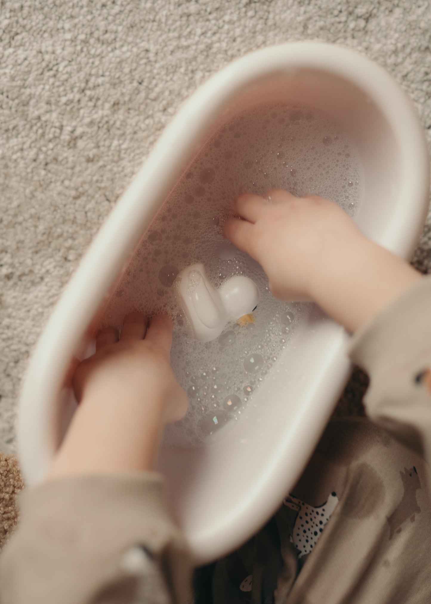 Petite baignoire pour mini poupée
