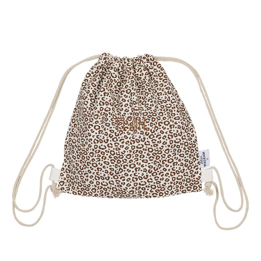 Sac à cordons Léopard