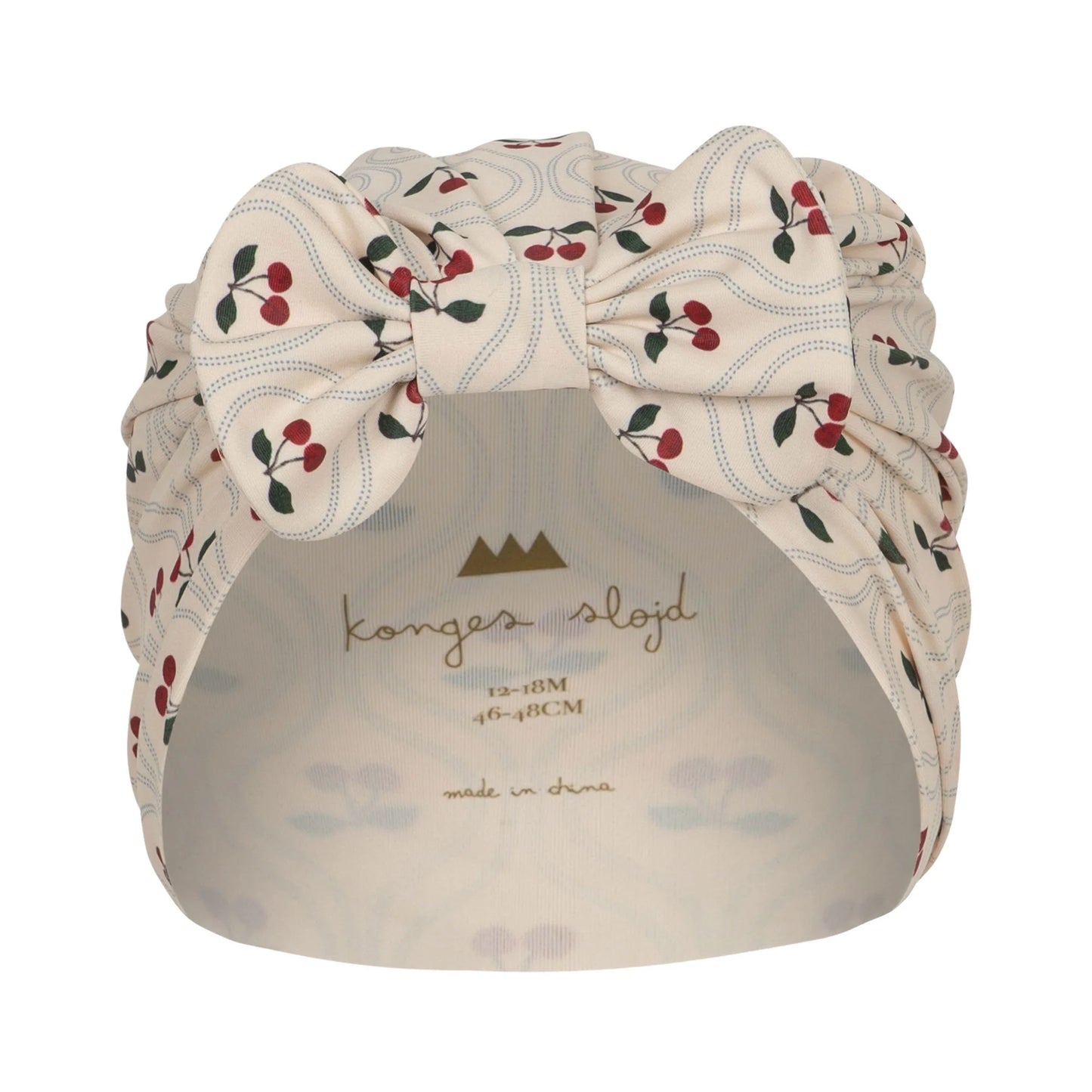 Turban de bain manuca - cherry motif