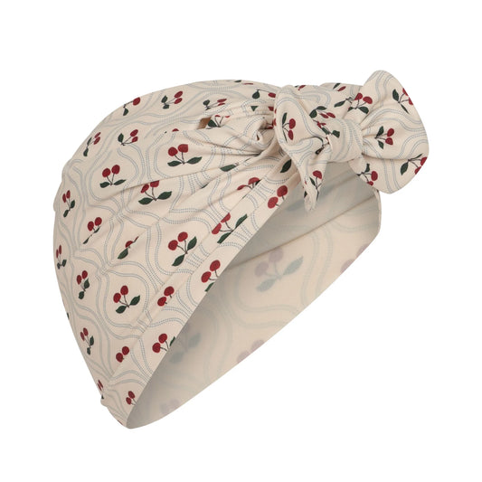 Turban de bain manuca - cherry motif