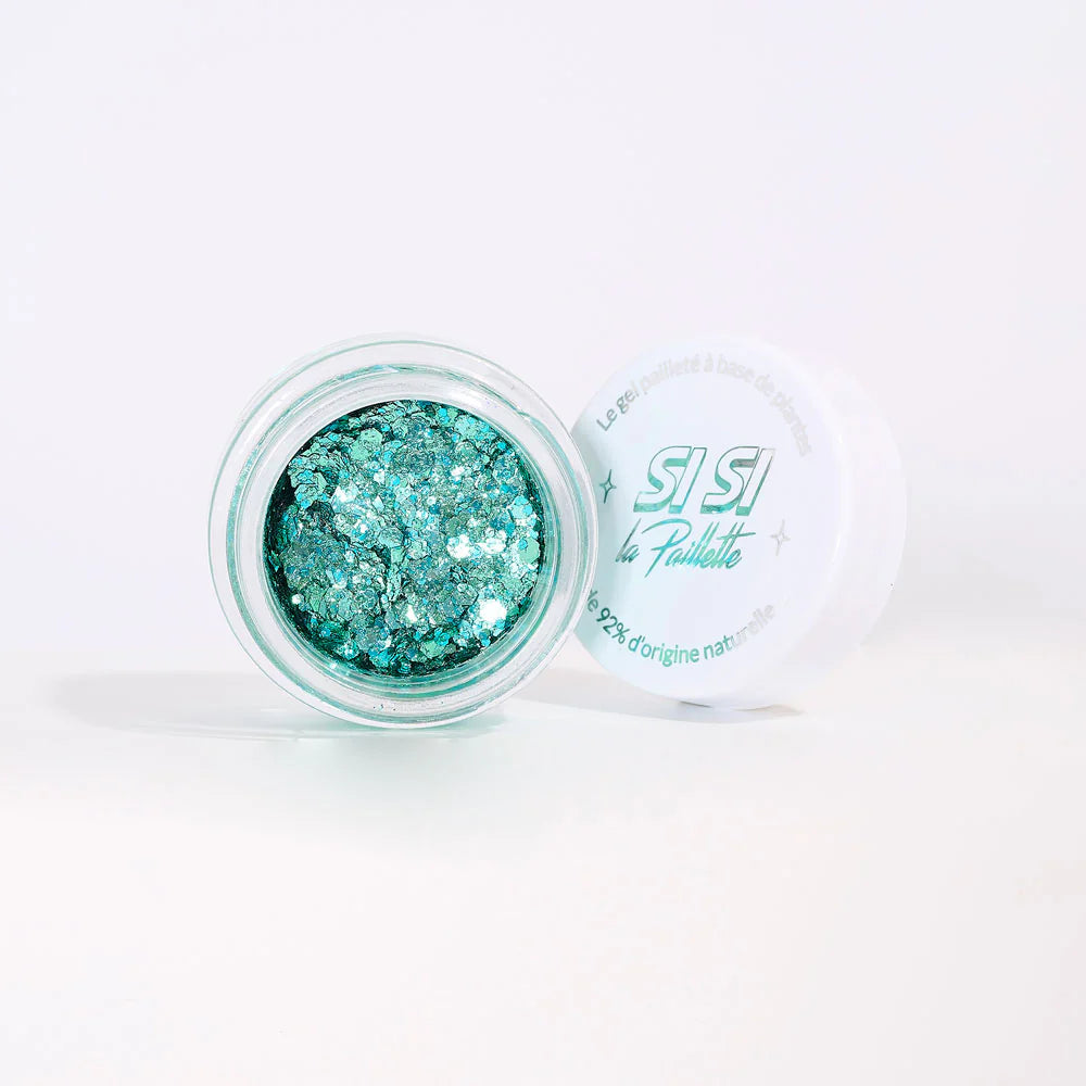 Gel Pailleté Polysirène vert