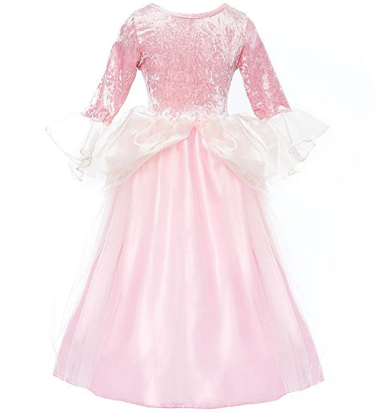 Robe de princesse rose avec cerceau