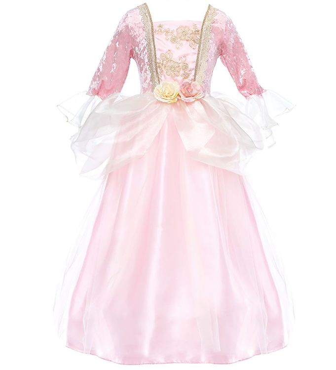 Robe de princesse rose avec cerceau