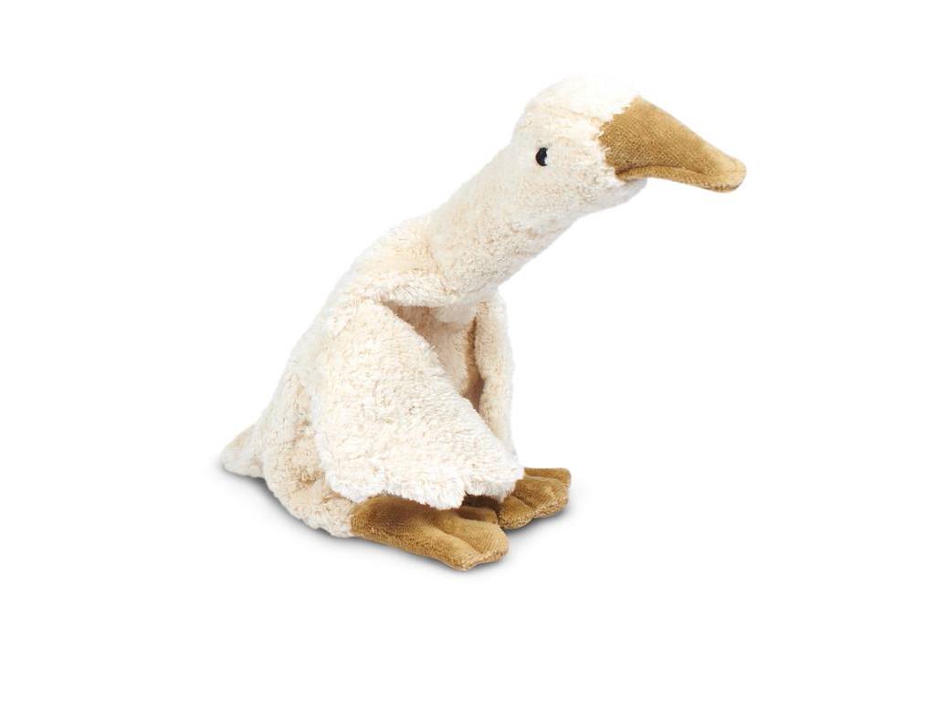 Peluche bouillotte Oie blanche taille L