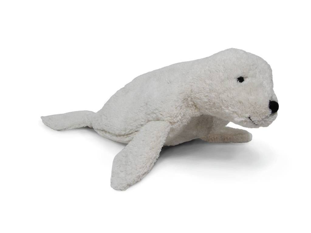 Peluche Bouillotte phoque blanc