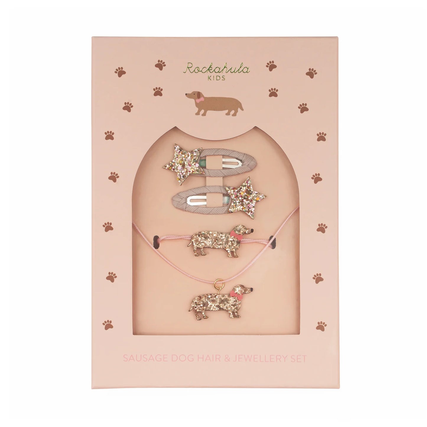 Coffret teckel à paillettes