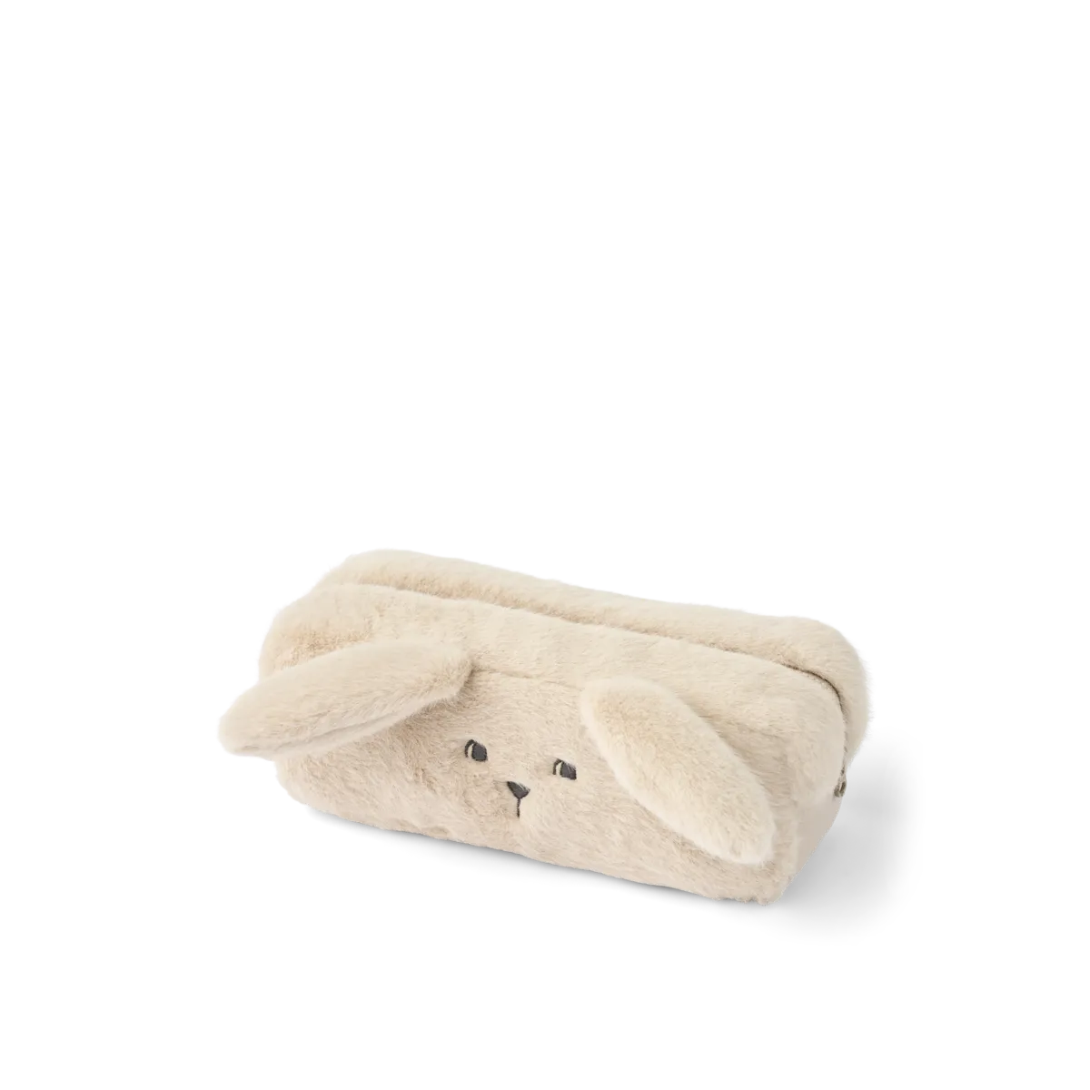 Trousse en peluche lapin