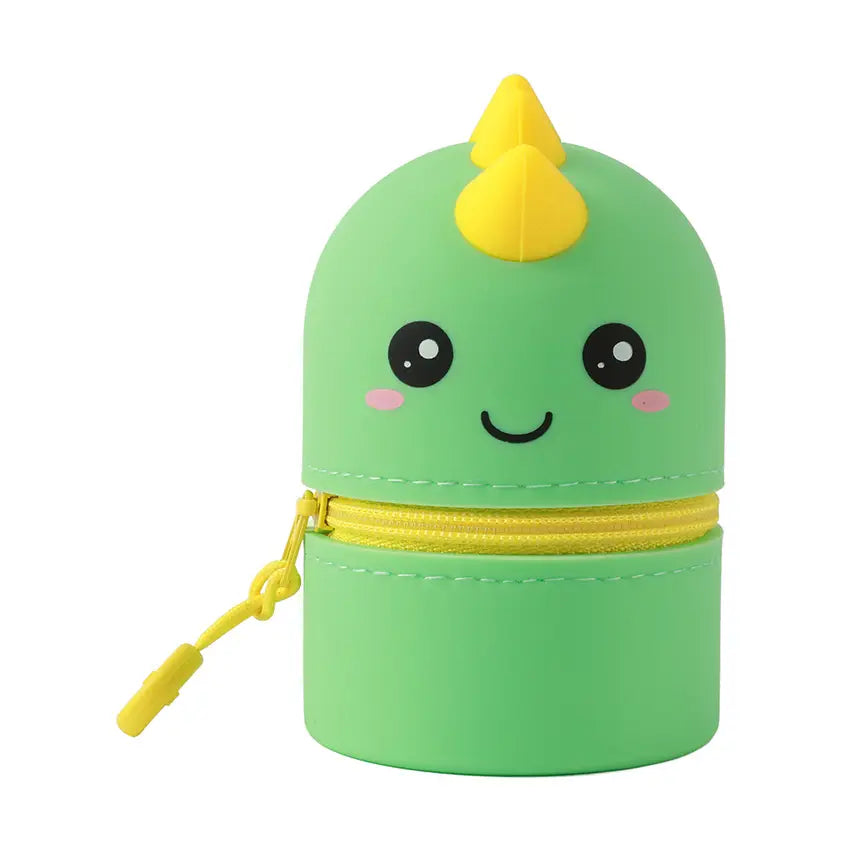 Mini étuis à crayons de silicone DINO